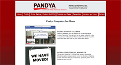 Desktop Screenshot of pandyausa.com